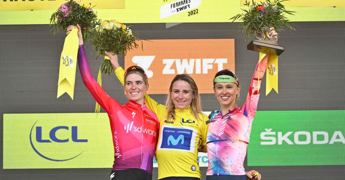 TOUR DE FRANCE FEMMES / RIDER REACTIONS